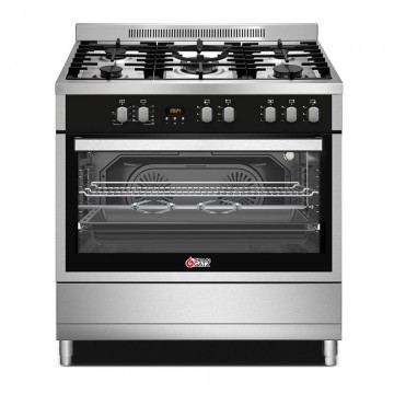 Thermogatz TGS Pro 2030 IX Κουζίνα Ηλεκτρική 98lt με Εστίες Αερίου 89.8cm